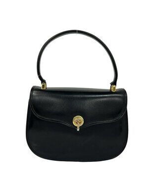 Gucci Handbag Vintage Black Leather
